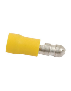 Terminal Faston, Standard Grip - Macho, 5.0mm, Amarillo... 2