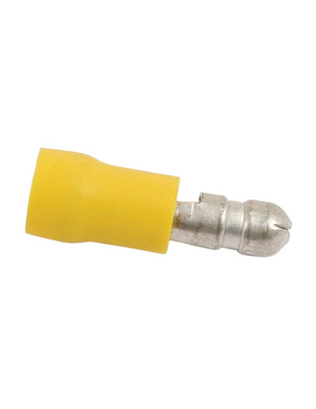 Terminal Faston, Standard Grip - Macho, 5.0mm, Amarillo (4.0 - 6.0mm)