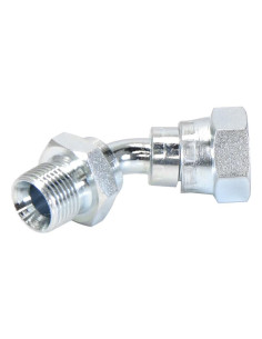 ADAP.ACODADO 135° BSP MACHO/HEMBRA 3/8'' 2