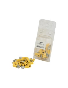 Terminal, Doble Agarre - Hembra, 6.3mm, Amarillo (4.0 -... 2