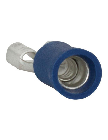 Terminal, Doble Agarre - Hembra, 6.3mm, Azul (1.5 - 2.5mm)