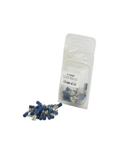 Terminal, Doble Agarre - Hembra, 6.3mm, Azul (1.5 -... 2