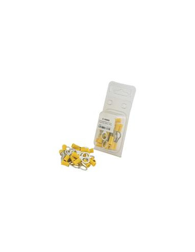 Terminal, Doble Agarre, 10.5mm, Amarillo (4.0 - 6.0mm) (Blister 25 pzas.)