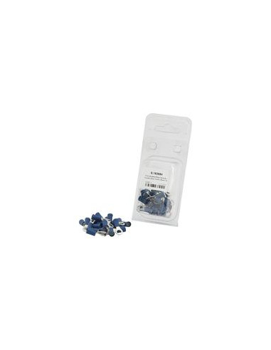 Terminal, Doble Agarre, 5.3mm, Azul (1.5 - 2.5mm) (Blister 25 pzas.)