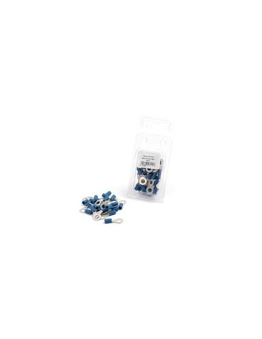 Terminal, Doble Agarre, 6.4mm, Azul (1.5 - 2.5mm) (Blister 25 pzas.)