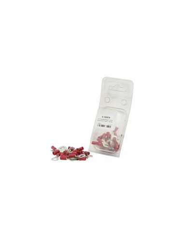 Terminal, Doble Agarre, 6.4mm, Rojo (0.5 - 1.5mm) (Blister 25 pzas.)