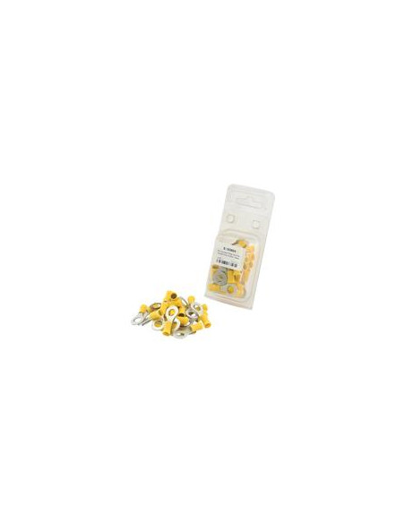 Terminal, Doble Agarre, 8.4mm, Amarillo (4.0 - 6.0mm) (Blister 25 pzas.)