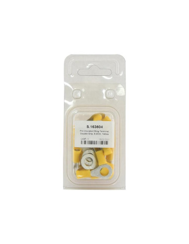 Terminal, Doble Agarre, 8.4mm, Amarillo (4.0 -...