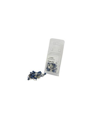 Terminal, Doble Agarre, 8.4mm, Azul (1.5 - 2.5mm) (Blister 25 pzas.)
