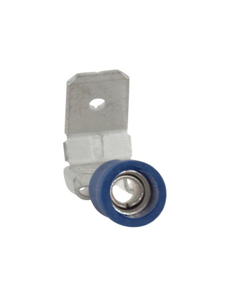 Terminal, Standard Grip - Female Spade with Male Branch, 6.3mm, Azul (1.5 - 2.5mm)