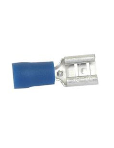 Terminal, Standard Grip - Hembra, 6.3mm, Azul (1.5 - 2.5mm)