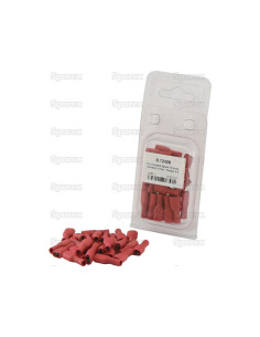 Terminal, Standard Grip - Hembra, 6.3mm, Rojo (0.5 -... 2