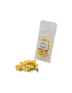 Terminal, Standard Grip - Macho, 6.3mm, Amarillo (4.0 -...