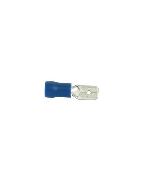 Terminal, Standard Grip - Macho, 6.3mm, Azul (1.5 - 2.5mm)