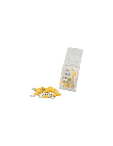 Terminal, Standard Grip, 10.5mm, Amarillo (4.0 - 6.0mm) (Blister 25 pzas.)