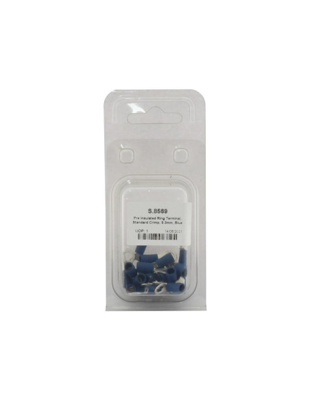Terminal, Standard Grip, 5.3mm, Azul (1.5 - 2.5mm) (Blister 25 pzas.)