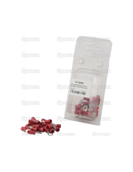 Terminal, Standard Grip, 5.3mm, Rojo (0.5 - 1.5mm) (Blister 25 pzas.)