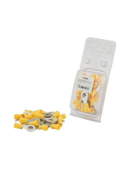 Terminal, Standard Grip, 8.4mm, Amarillo (4.0 - 6.0mm) (Blister 25 pzas.)