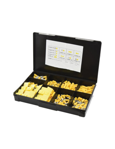 Terminales Electricas, Doble Agarre Amarillo...