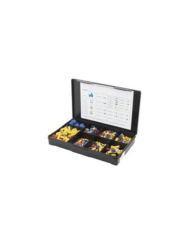 Terminales Electricas, Doble Agarre Surtido (Caja 350 pzas.)