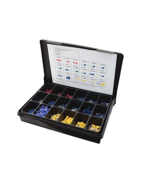 Terminales Electricas, Doble Agarre Surtido (Caja 450 pzas.)