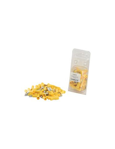 Terminales Electricas, Standard Grip Amarillo (Blister 50 pzas.)