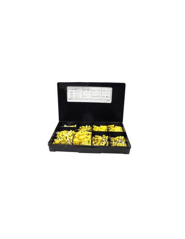 Terminales Electricas, Standard Grip Amarillo (Caja 270 pzas.)