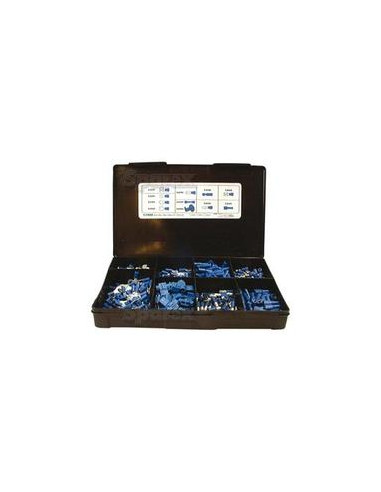 Terminales Electricas, Standard Grip Azul (Caja 430 pzas.)
