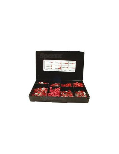 Terminales Electricas, Standard Grip Rojo (Caja 430 pzas.)