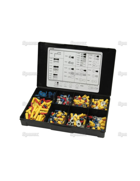 Terminales Electricas, Standard Grip Surtido (Caja 380 pzas.)