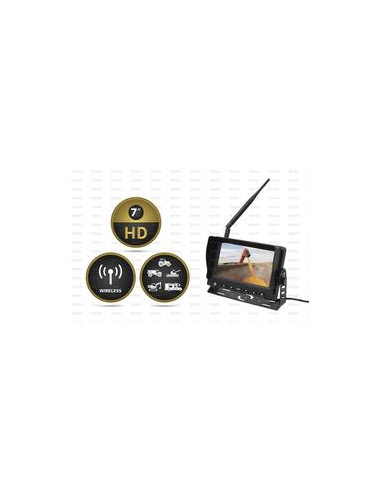 Monitor Inalámbrico TFT-LCD, 7″, Color
