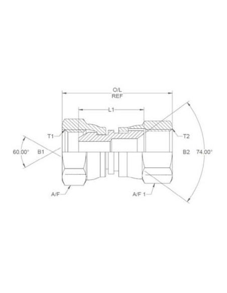 ADAP.BSP-JIC HEMBRA/HEMBRA 3/8X3/4''