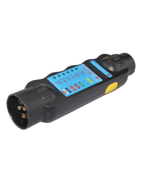 7 Clavijas Enchufes Remolque/Tester, 12V