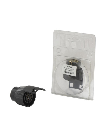 Adaptador 7 A 13 Conectores - Plástico (Blister 1 pza.)