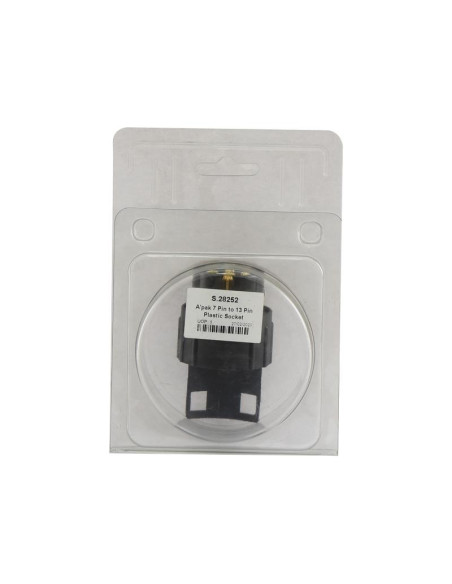 Adaptador 7 A 13 Conectores - Plástico (Blister 1 pza.)
