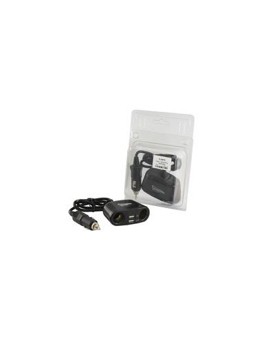 ADAPTADOR DOBLE ENCHUFE MECHERO