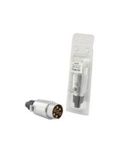 Enchufe 7 Bornes Aluminio (Blister 1 pza.)