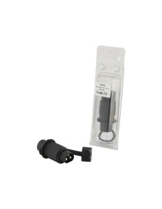 Enchufe Auxiliar 3 Conectores (Macho), Plástico (Blister) 2