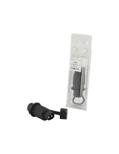 Enchufe Auxiliar 3 Conectores (Macho), Plástico...