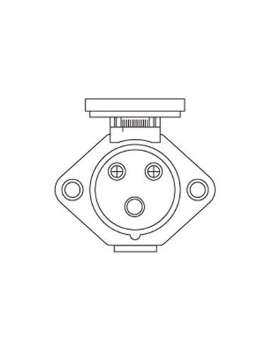 Enchufe Hembra 3 Conectores