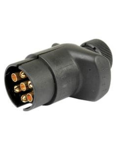 Enchufe Macho 7 Polos Con LED