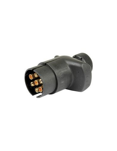 Enchufe Macho 7 Polos Con LED