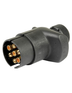 Enchufe Macho 7 Polos Con LED 2