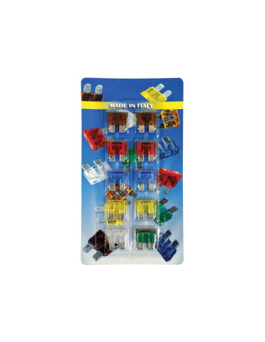 Blister Tarjeta Fusibles Hoja (7.5-30A) 10 pzas.