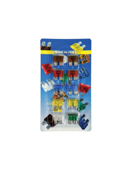 Blister Tarjeta Fusibles Hoja (7.5-30A) 10 pzas.