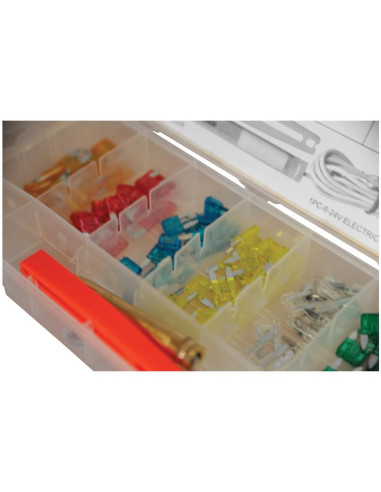 Caja Mini Fusibles + Herramientas 90 pzas.
