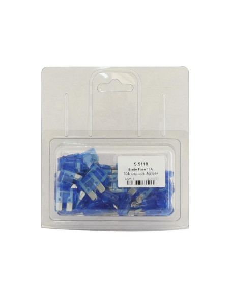Fusibles 15A, 50 pzas. Blister