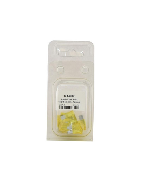 Fusibles 20A, 10 pzas. Blister