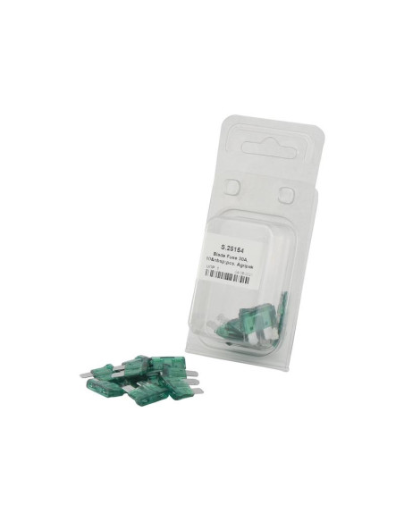 Fusibles 30A, 10 pzas. Blister