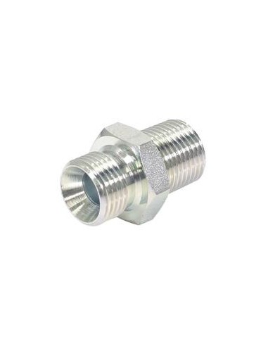 Adaptador de manguera - BSP paralelo macho a BSPT macho cónico 1/2'' - 1/2''